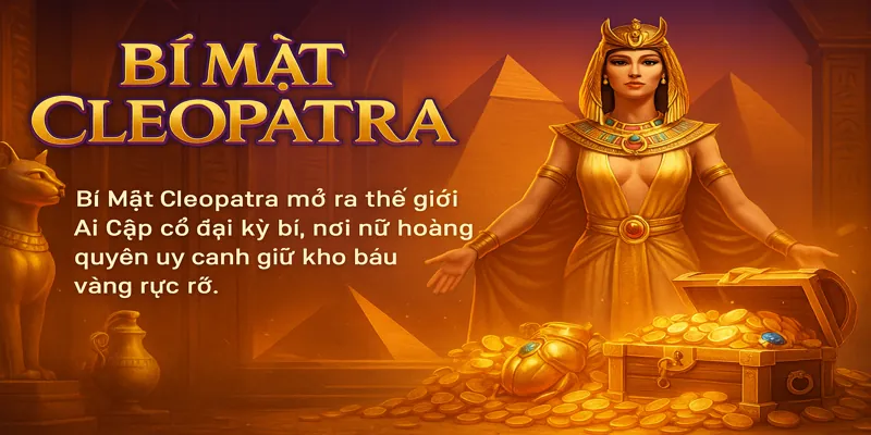Bí Mật Cleopatra mở ra thế giới Ai Cập kỳ bí cùng cơ hội trúng thưởng hấp dẫn