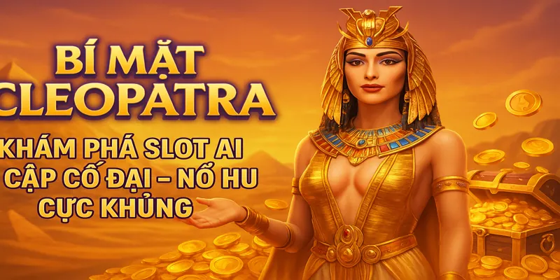 Bí Mật Cleopatra: Khám Phá Slot Ai Cập Cổ Đại Với Cơ Hội Nổ Hũ Siêu To