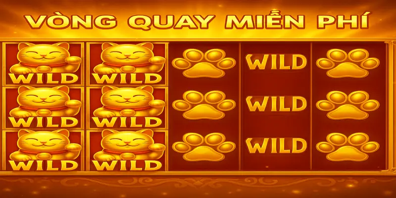 Vòng Free Spins mở ra cơ hội săn jackpot và nổ hũ bất ngờ trong Mèo Chiêu Tài