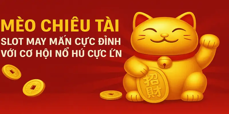 Mèo Chiêu Tài: Slot May Mắn Cực Đỉnh Với Cơ Hội Nổ Hũ Cực Lớn