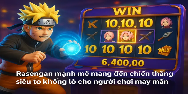 Rasengan mạnh mẽ mang đến chiến thắng siêu to siêu khủng cho người chơi may mắn