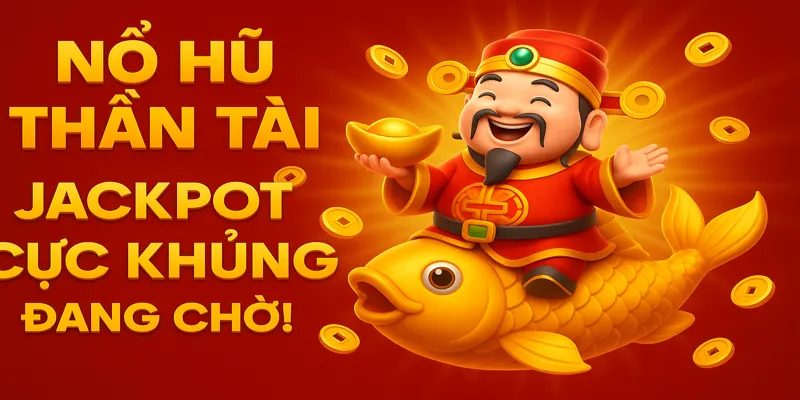 Thần tài xuất hiện mang lại điềm may và cơ hội trúng thưởng cực lớn cho người chơi